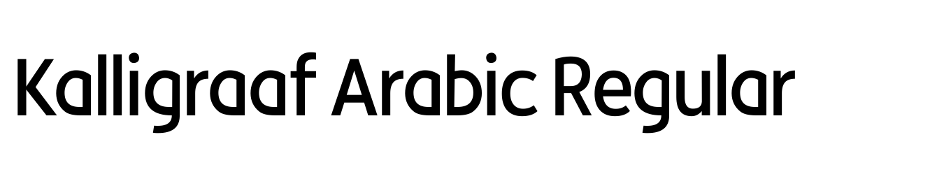 Kalligraaf Arabic Regular